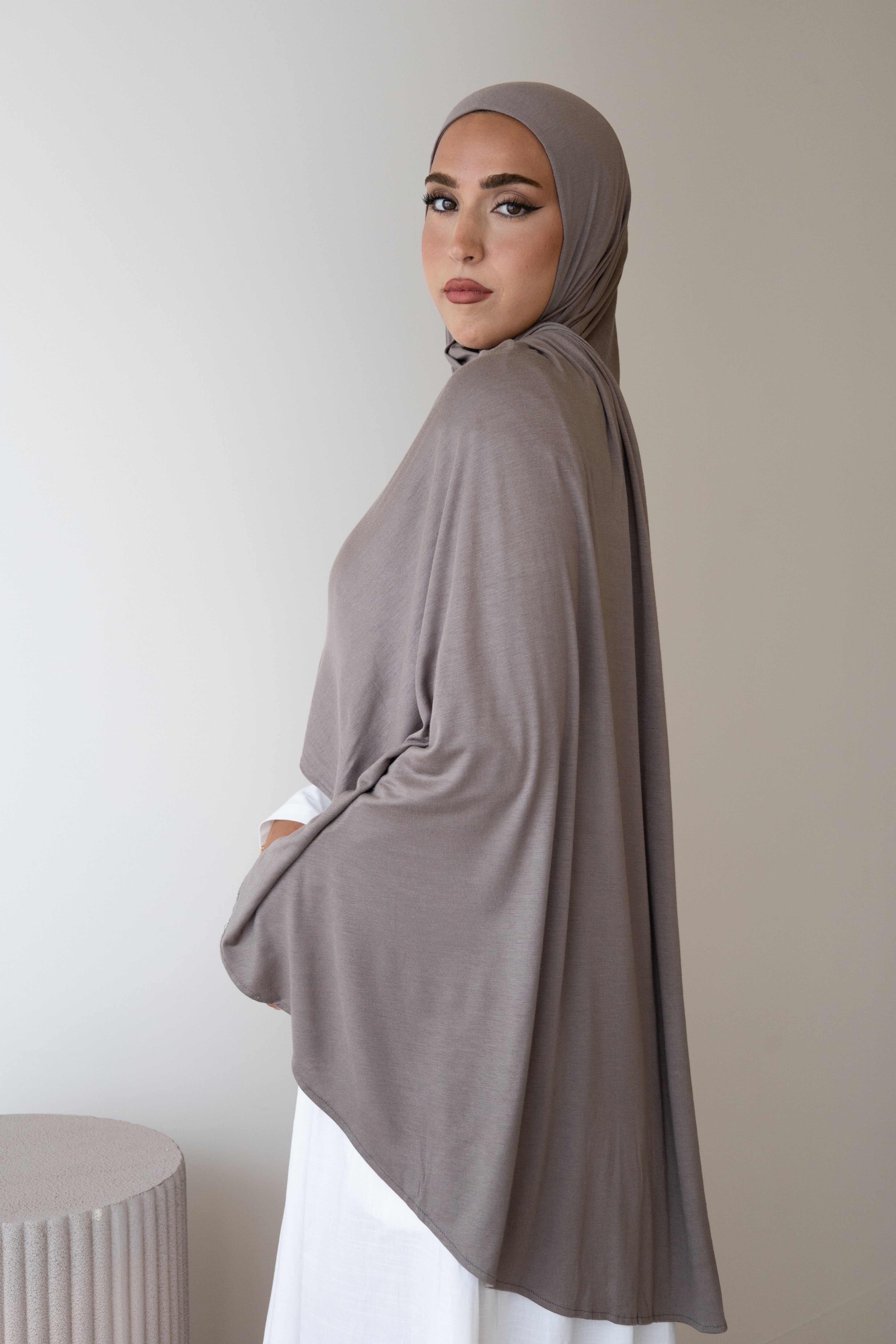 EASY WEAR ASH UNDER CAP HIJAB SET