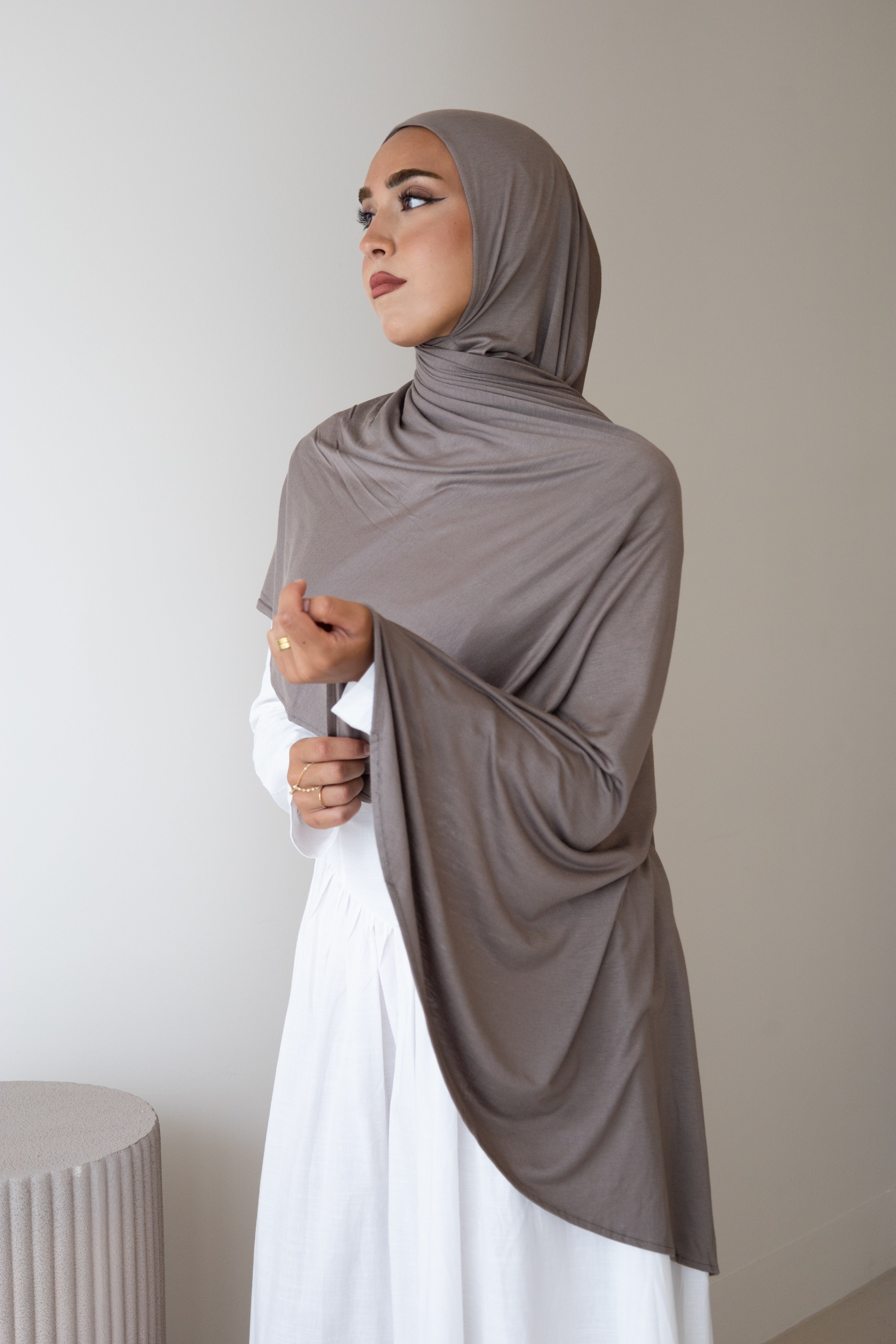 EASY WEAR ASH UNDER CAP HIJAB SET