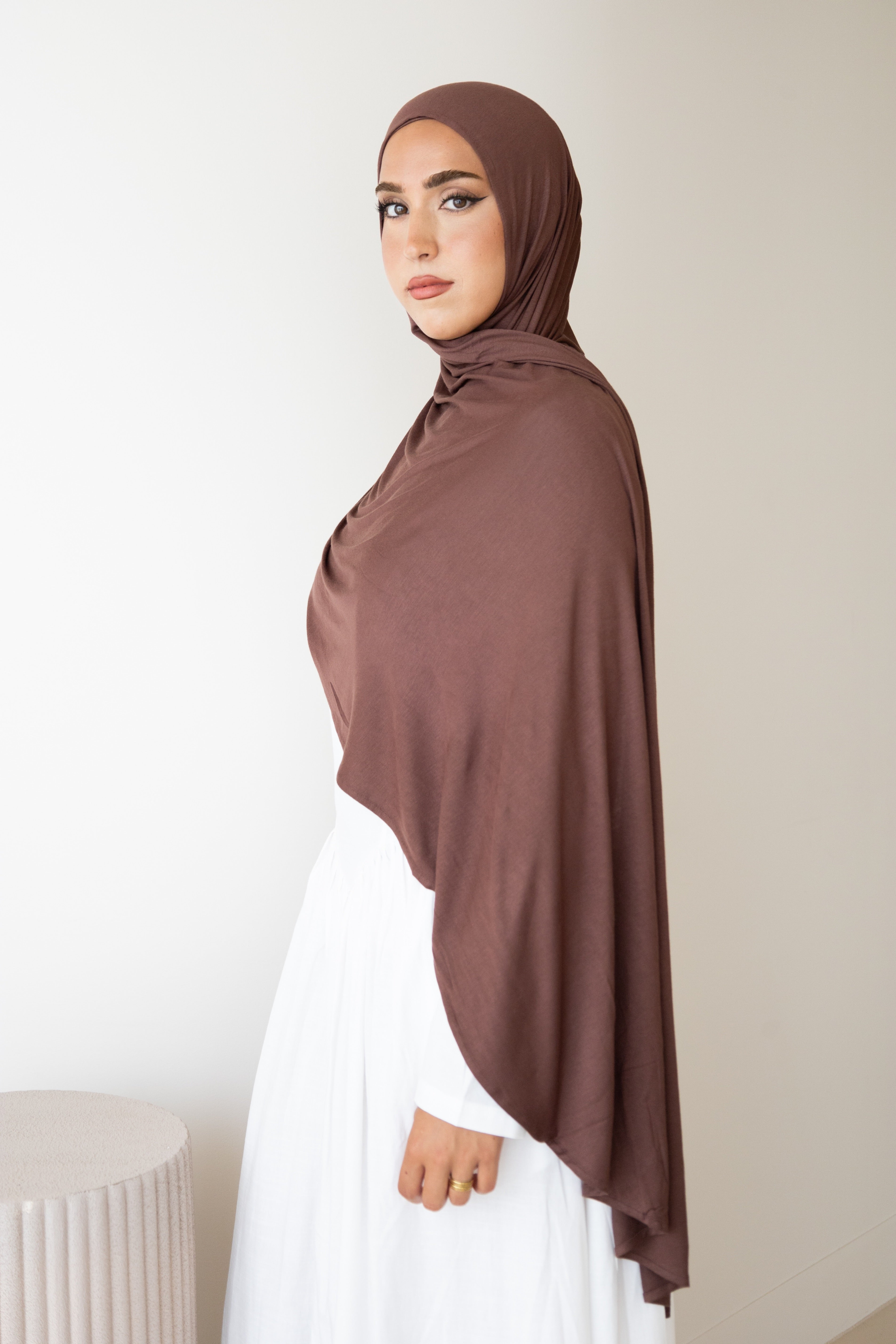 EASY WEAR COFFEE UNDER CAP HIJAB