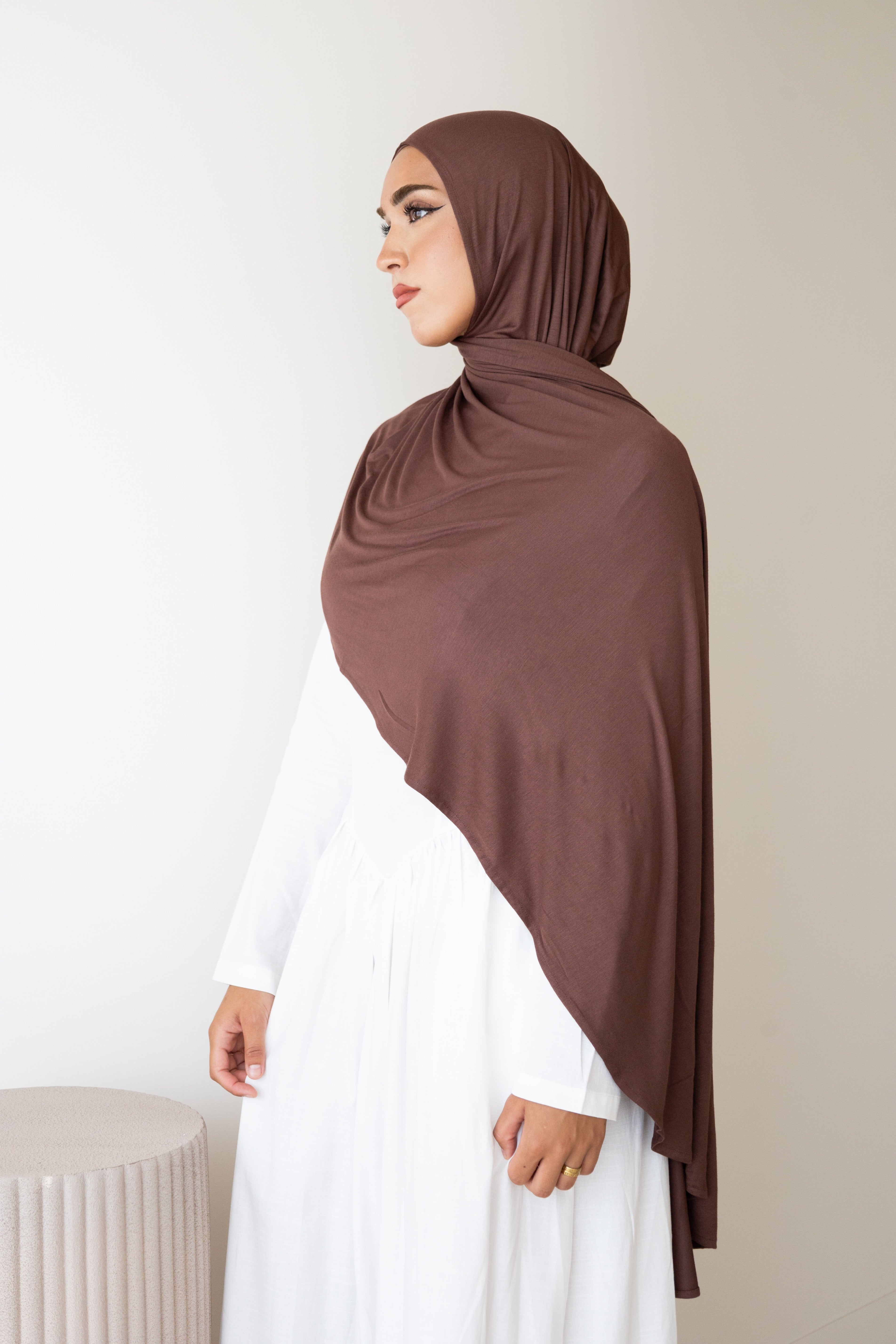EASY WEAR COFFEE UNDER CAP HIJAB