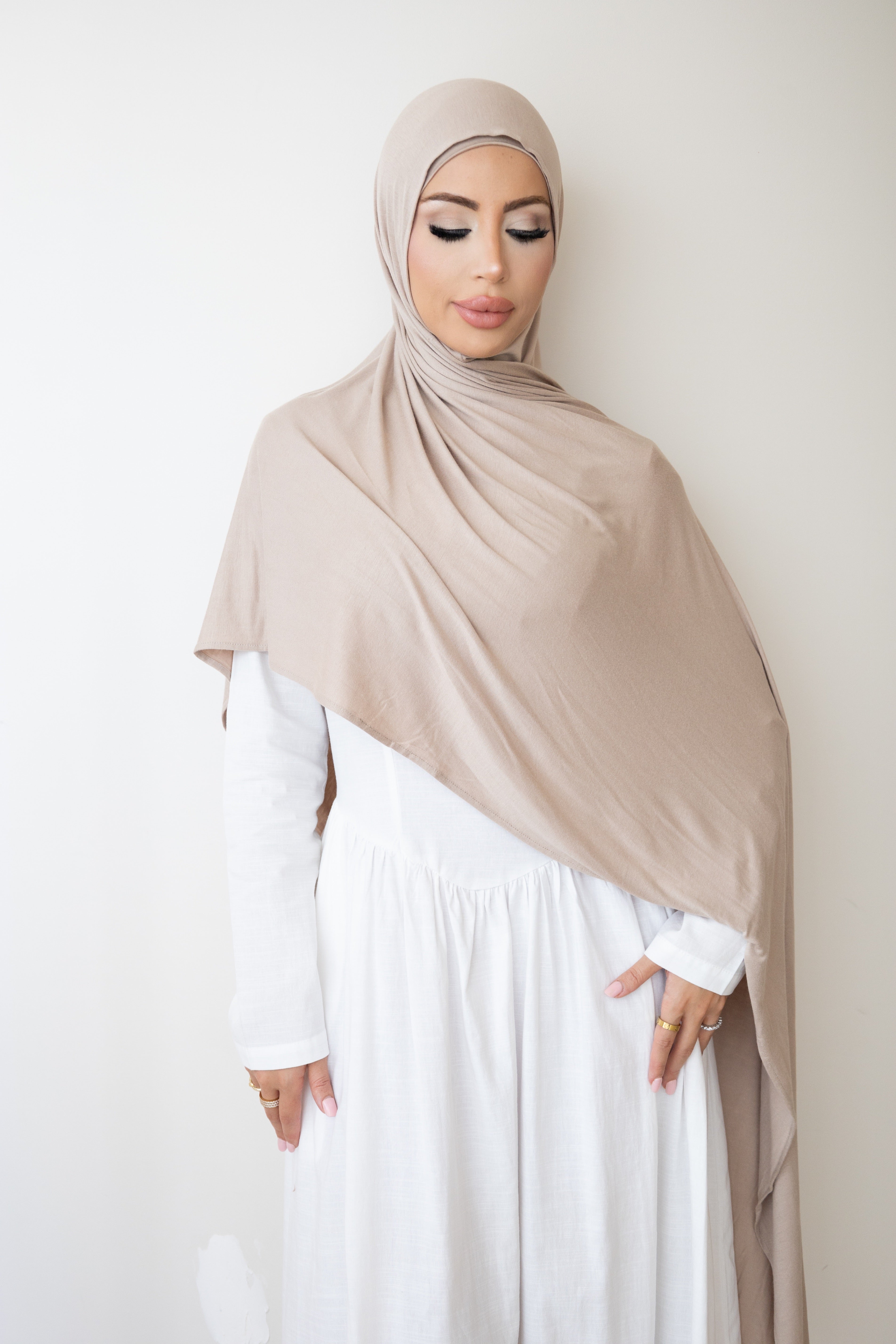 EASY WEAR STONE UNDER CAP HIJAB SET