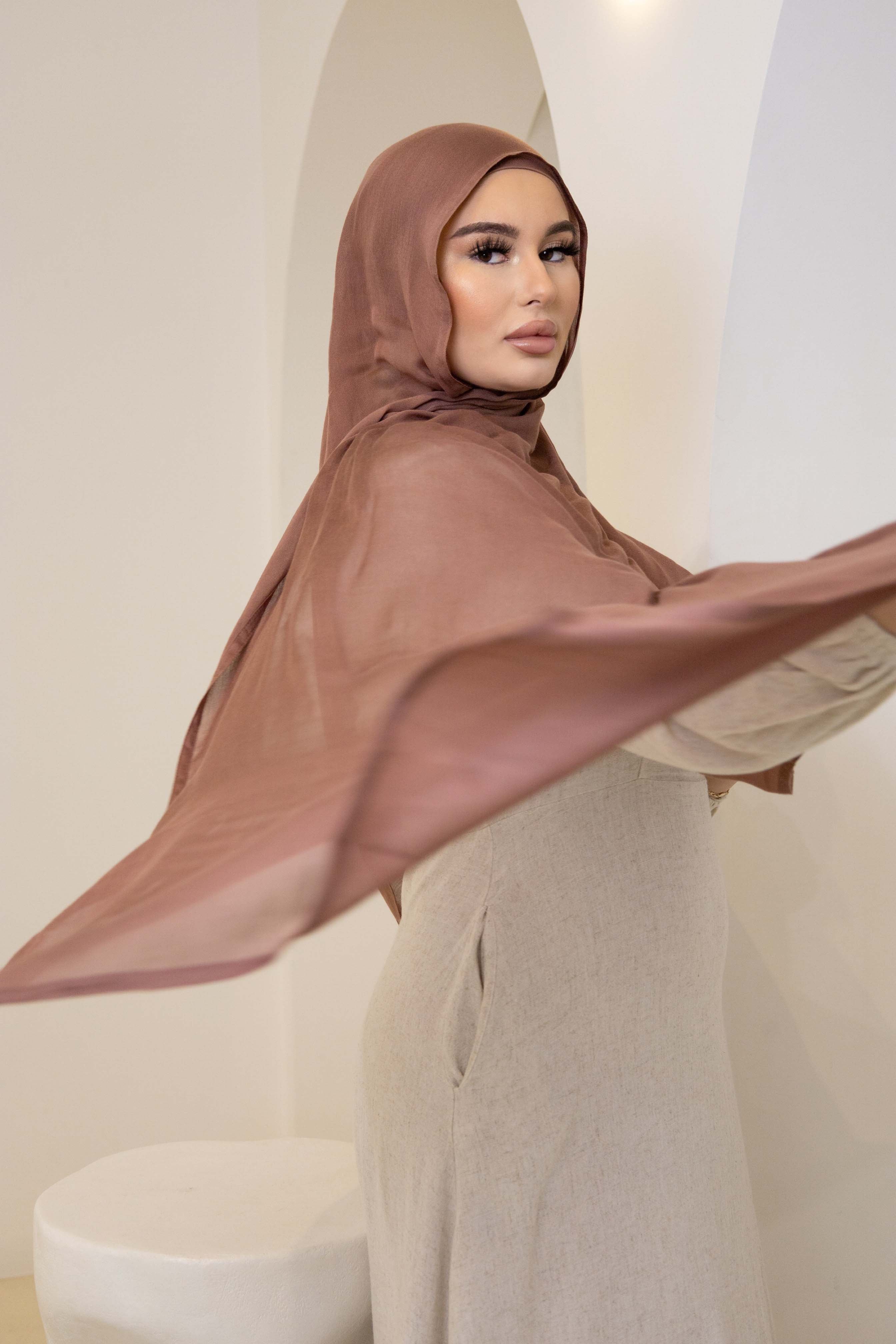 Light Weight Modal with Matching cap - Cedar Wood