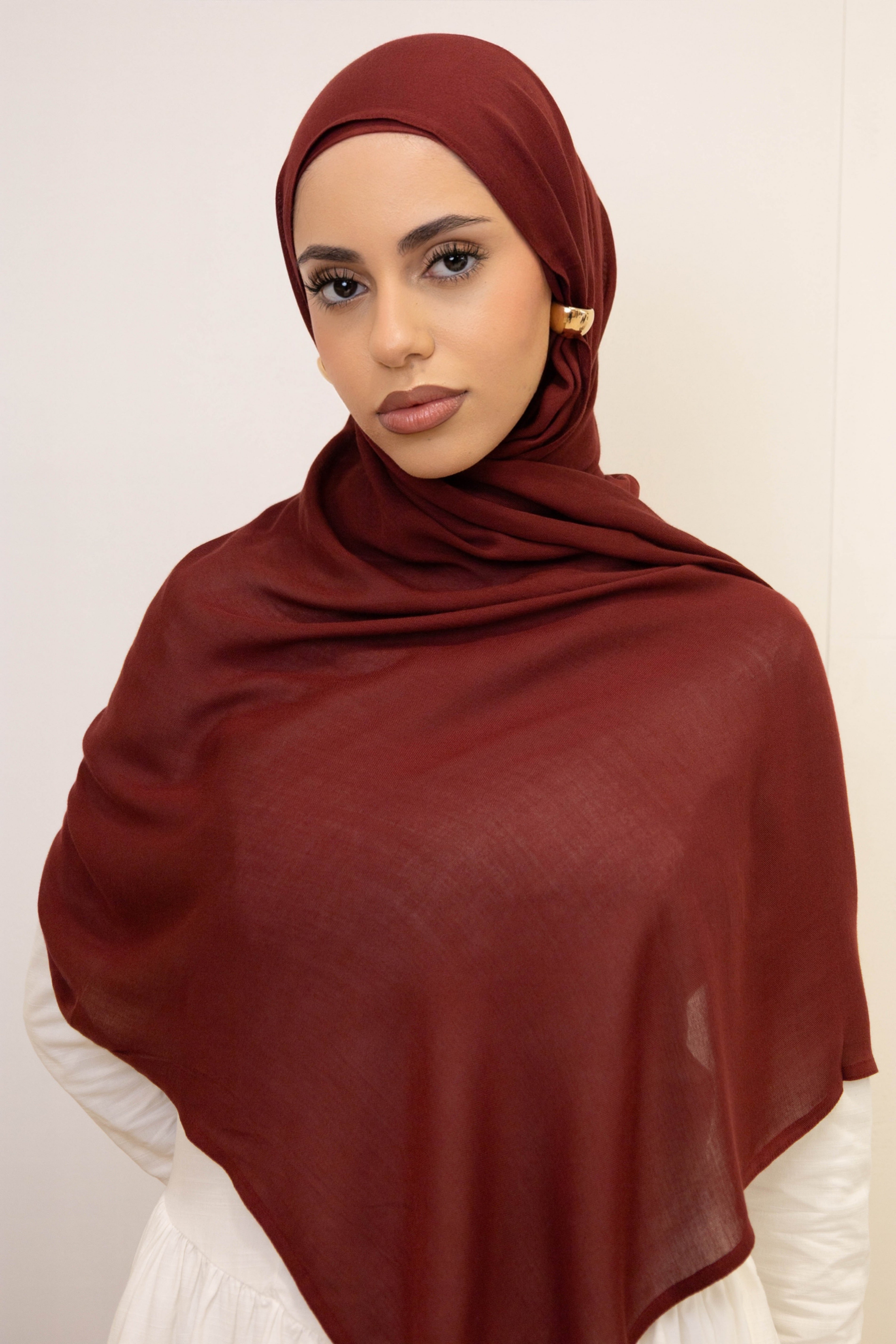 MODAL MAROON UNDER CAP HIAJB SET