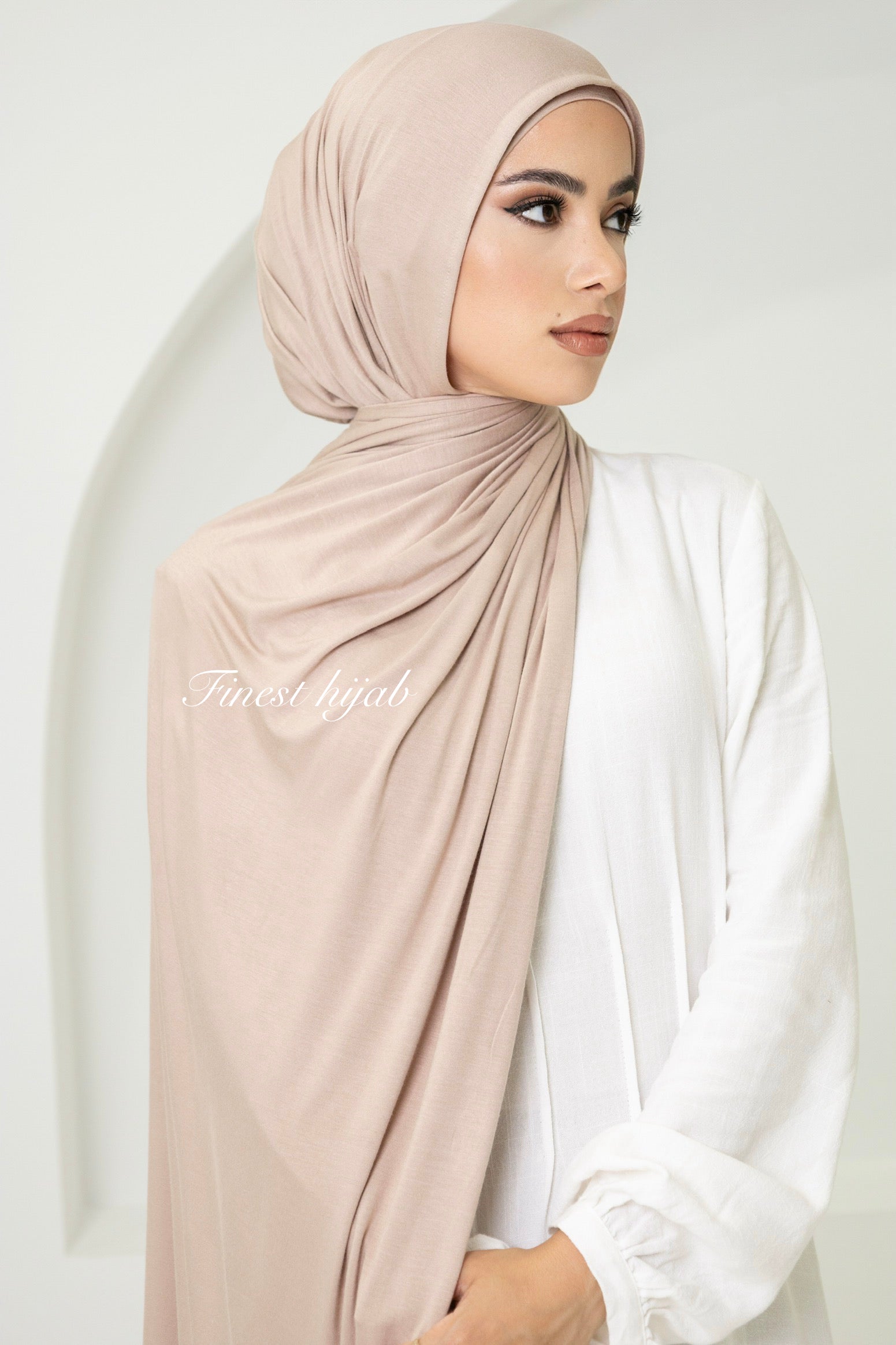 EASY WEAR NUDE BEIGE UNDER CAP HIJAB