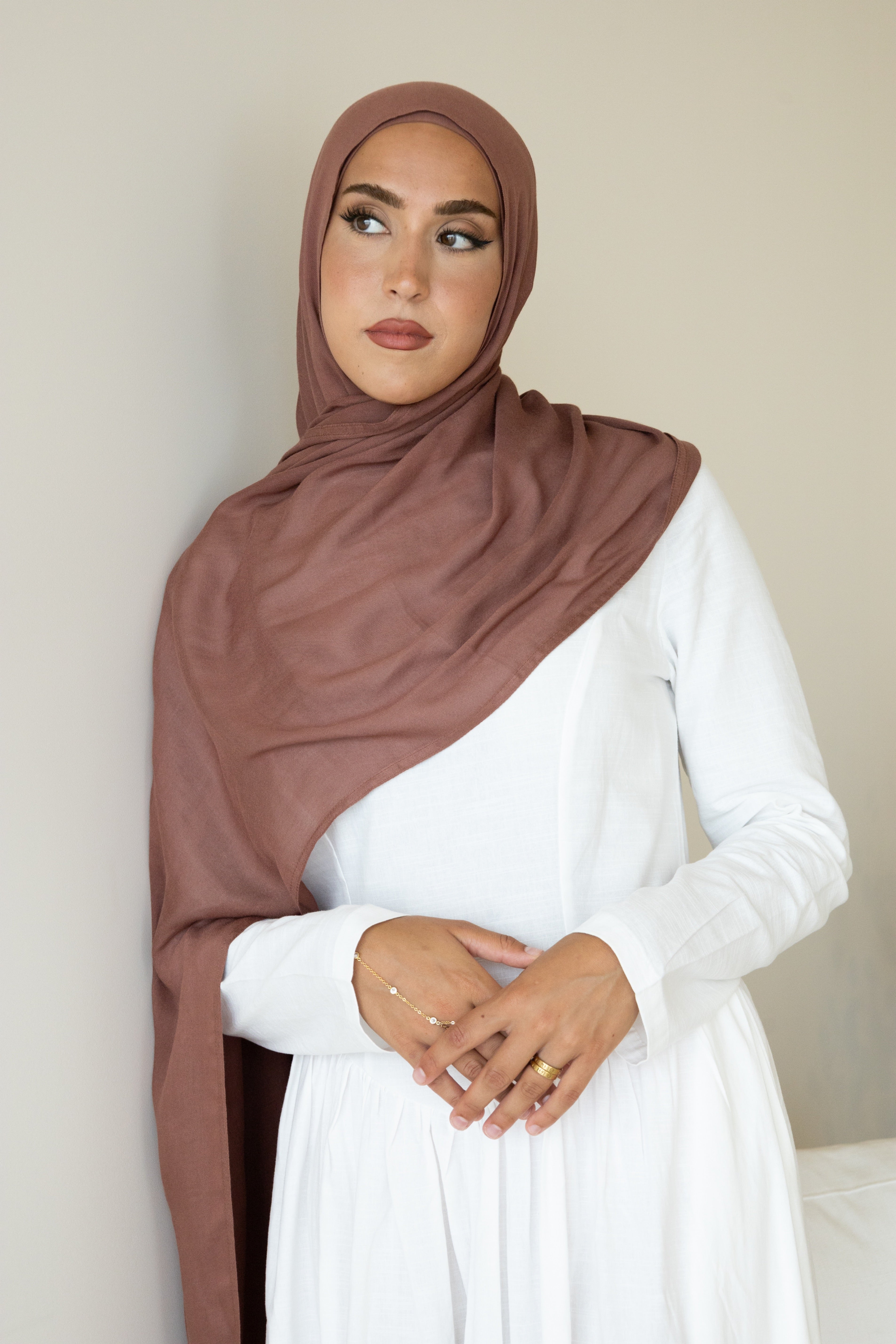 MODAL AMBER UNDER CAP HIJAB SET