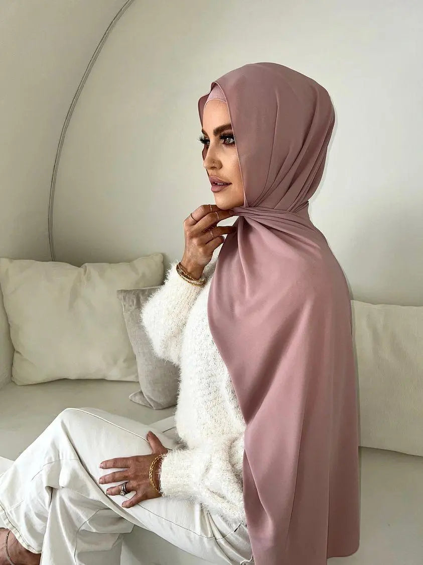 Finest Hijab Blush w Matching Cap