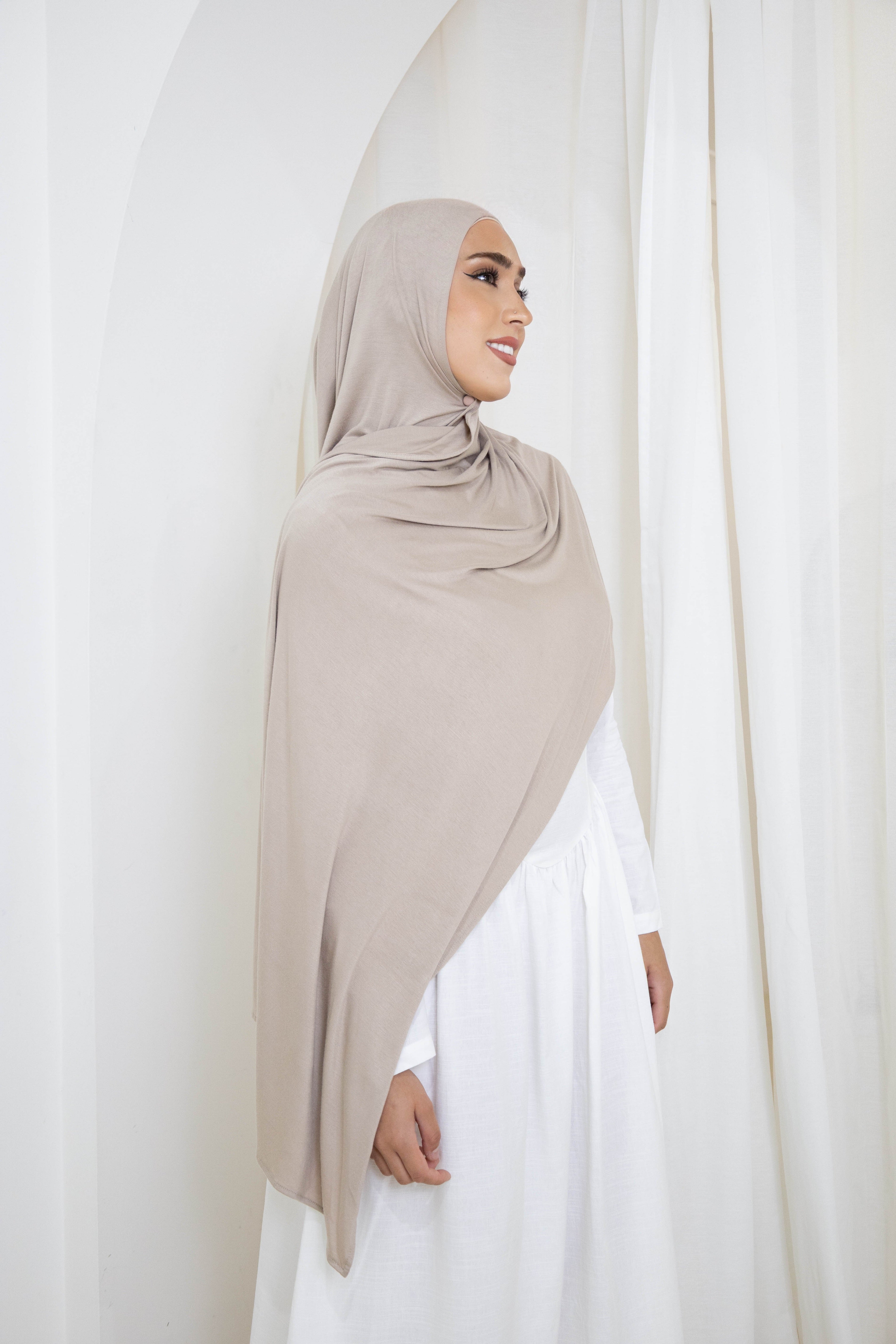 Jersey Hijab Chai with Matching Cap