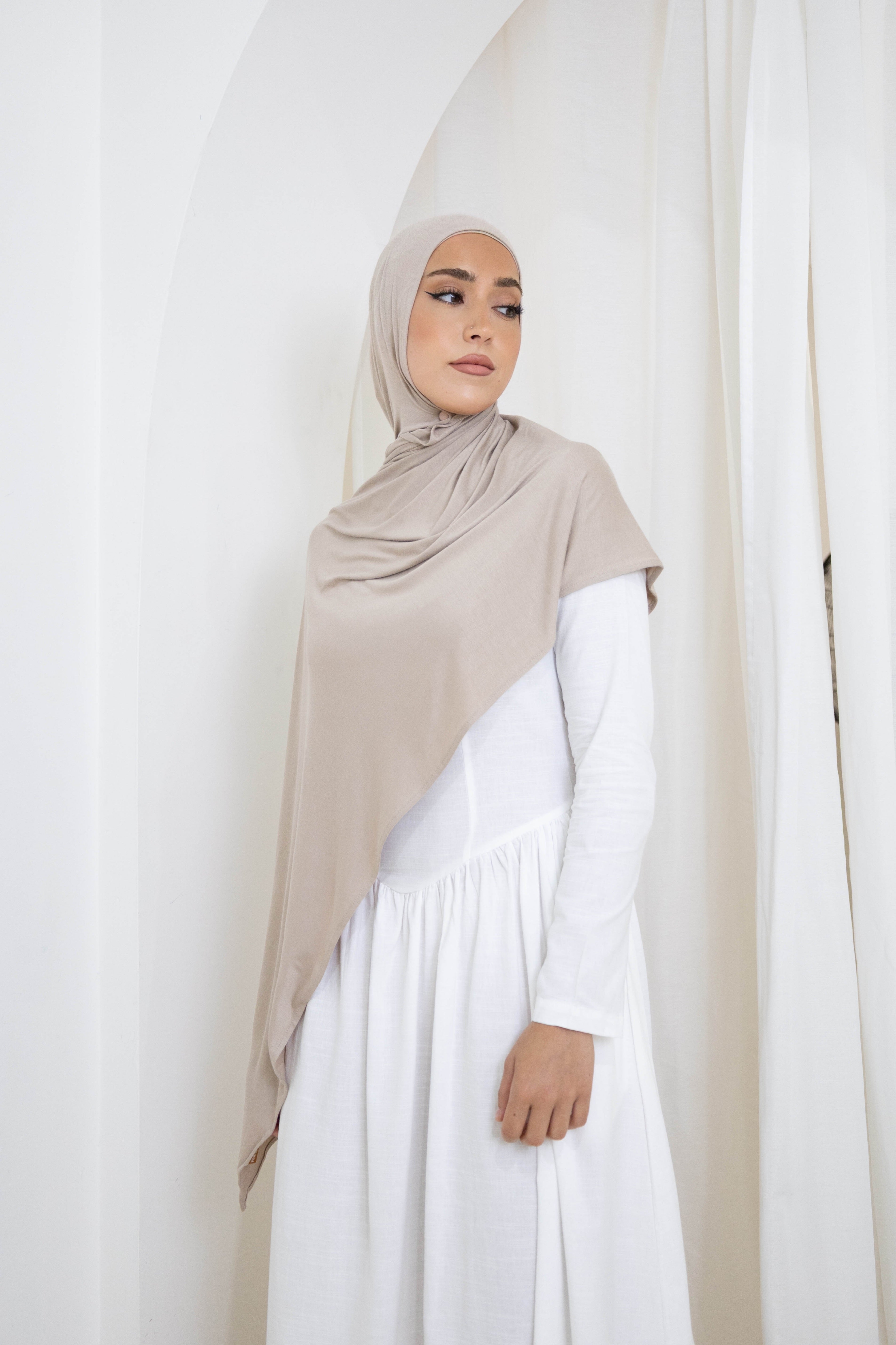 Jersey Hijab Chai with Matching Cap